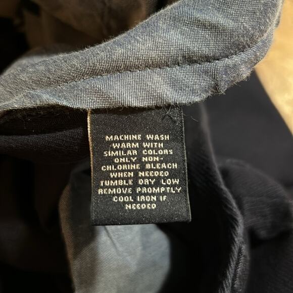 Mens Hart Schaffner Mart Navy Blue Textured Pants Size 36 - Picture 10 of 11